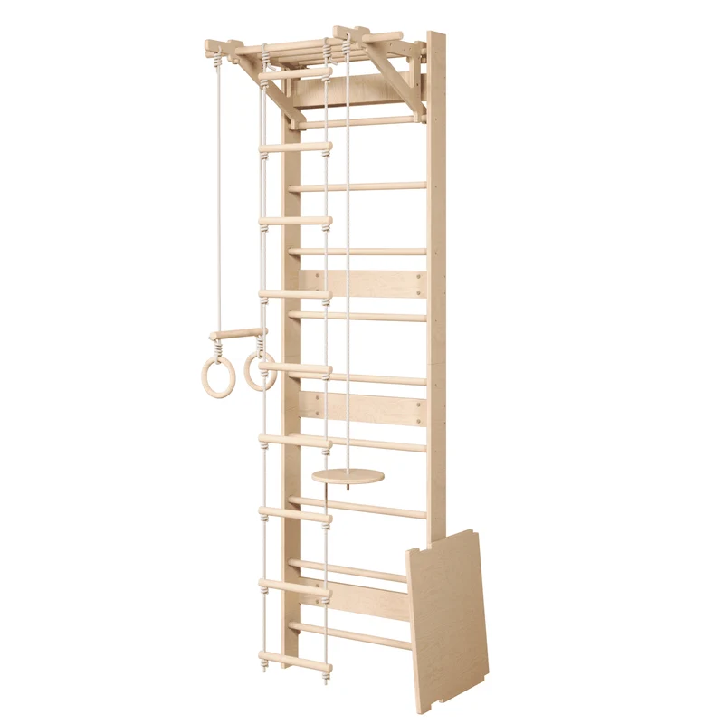 Kit Complet BusyKids EVERGYM MAX 6-en-1 : Espalier, Bureau et Accessoires