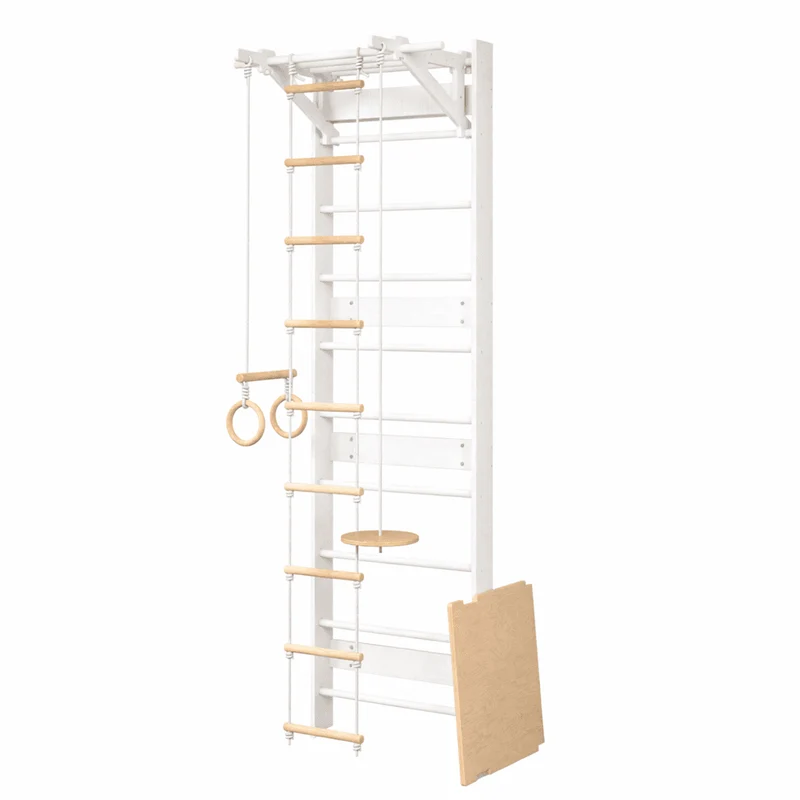 Kit Complet BusyKids EVERGYM MAX 6-en-1 : Espalier, Bureau et Accessoires