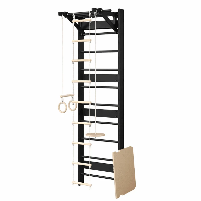 Kit Complet BusyKids EVERGYM MAX 6-en-1 : Espalier, Bureau et Accessoires