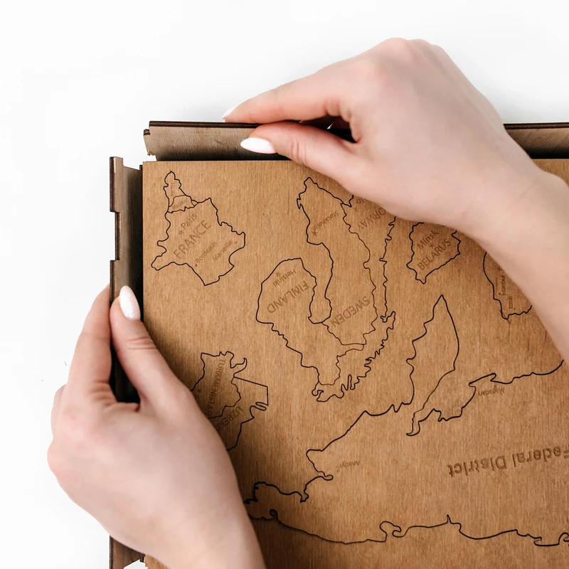 Carte du monde BusyKids