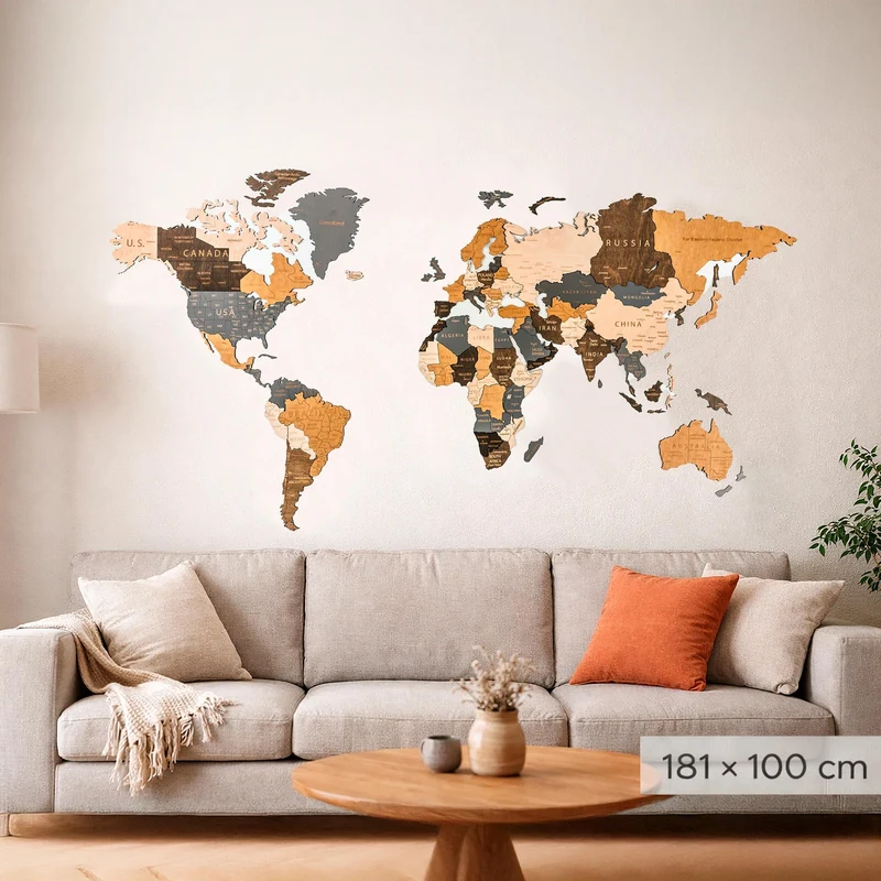 Carte du monde BusyKids