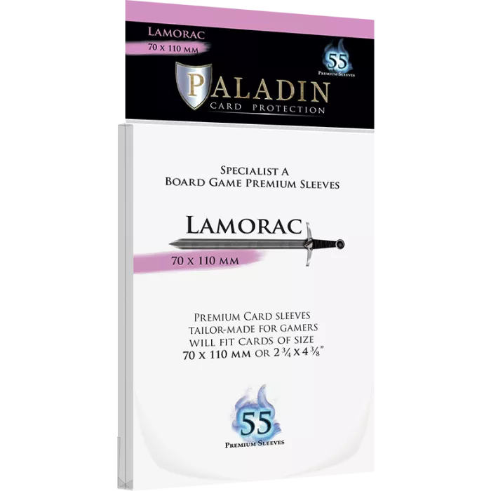 55 Pochettes - 70x110 mm - Paladin Lamorac