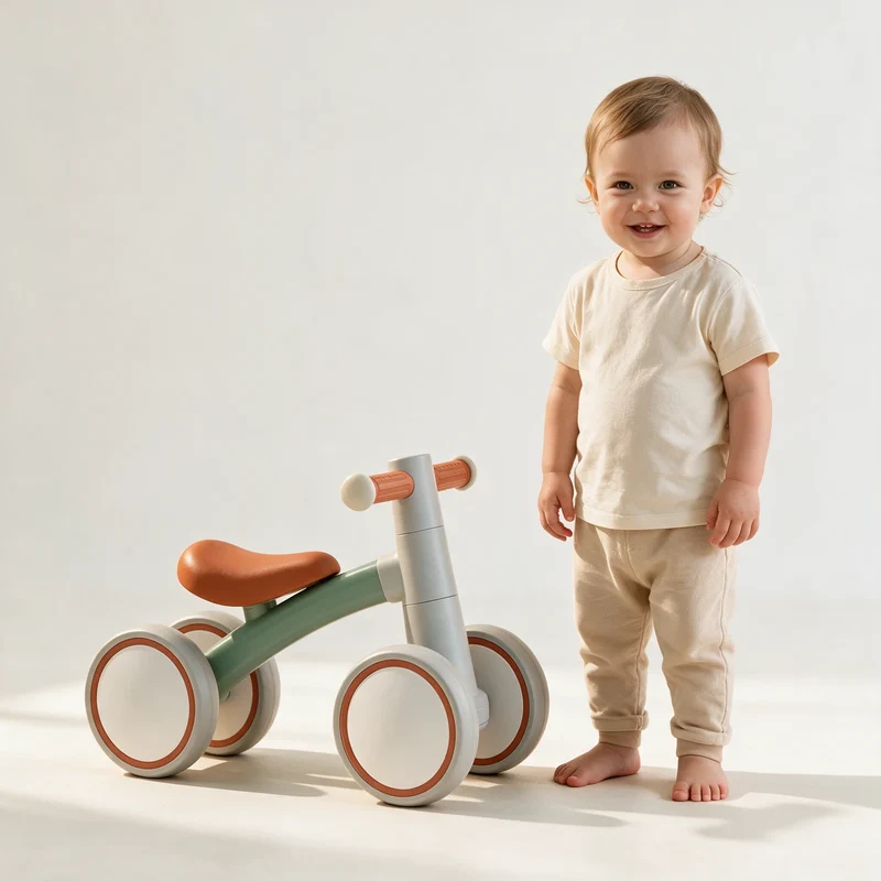 Vélo d'Apprentissage Montessori : Draisienne Stable et Légère pour Enfants