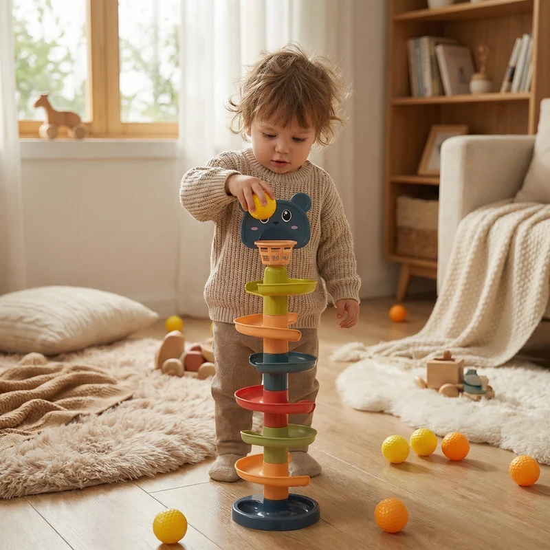 Tour de Course de Balles Montessori