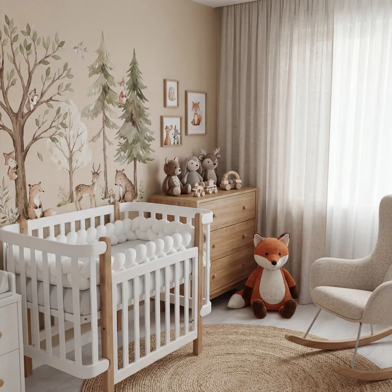 Tresse de Lit pour Bébé à 3 brins