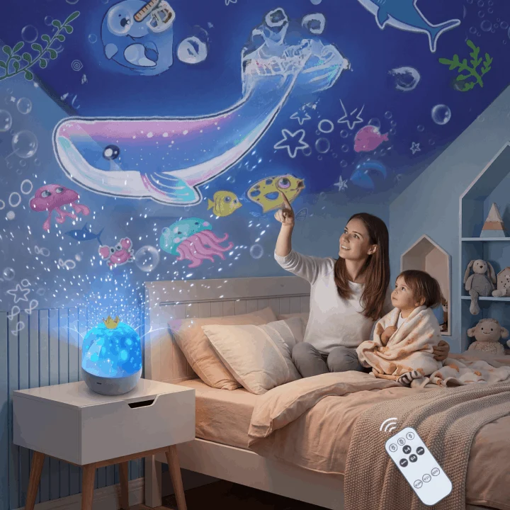 Veilleuse et Projecteur étoilé pour bébé ou enfant
