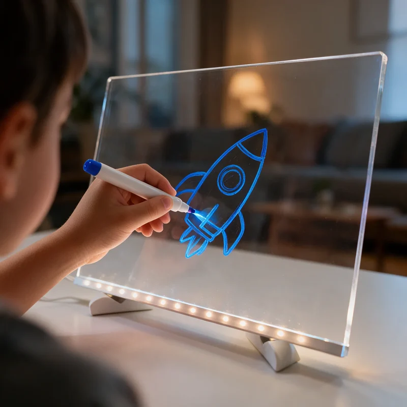 Tablette lumineuse pour des dessins