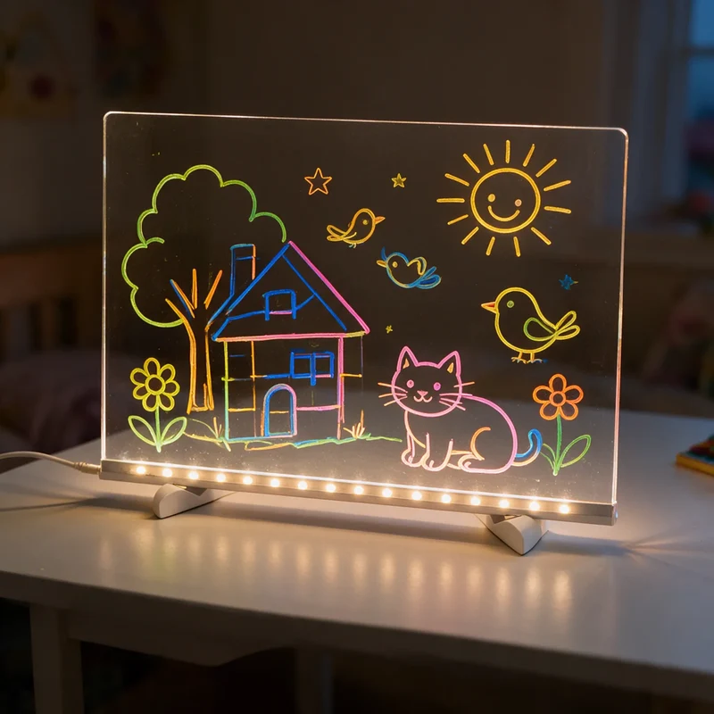 Tablette lumineuse pour des dessins