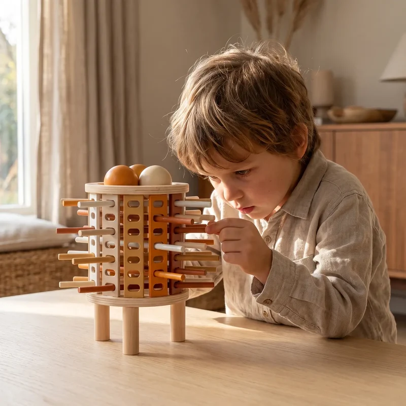 Jeux de Société Montessori En Bois