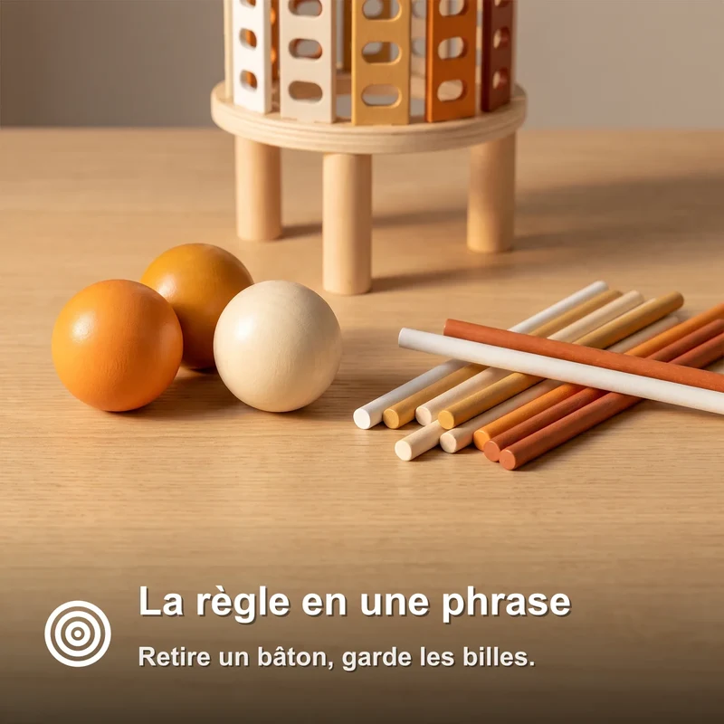 Jeux de Société Montessori En Bois