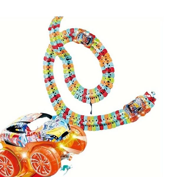 Circuit lumineux avec voiturette 188 pcs