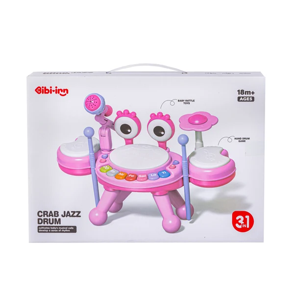 Bibi-Irn - Batterie crabe rose