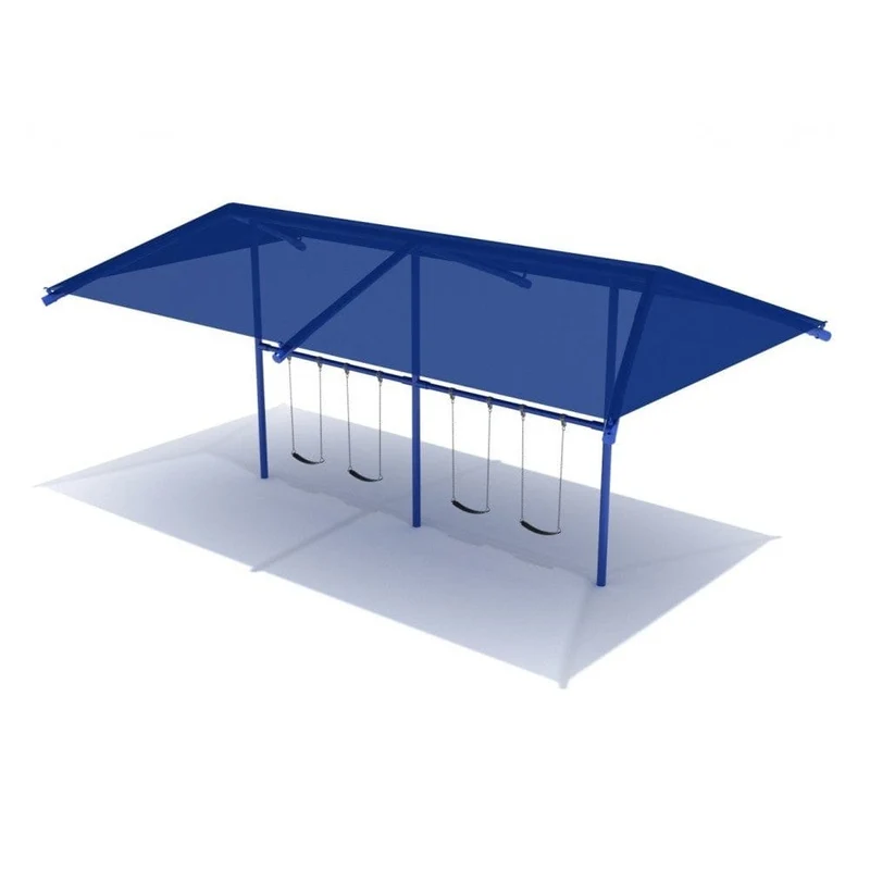 Swing Set With Shade - 2 Bay