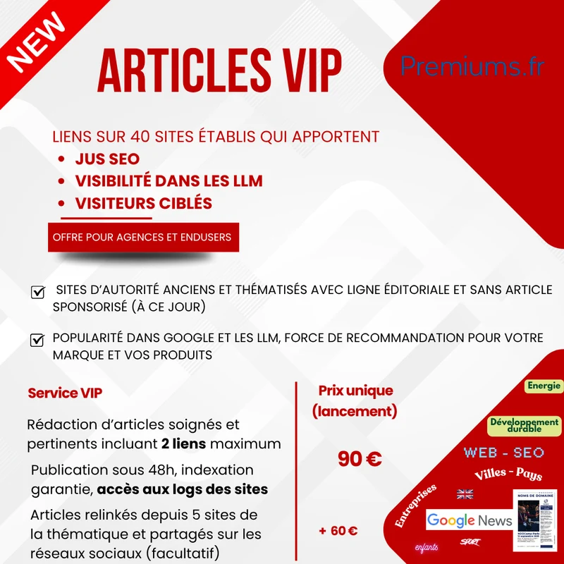 Articles VIP