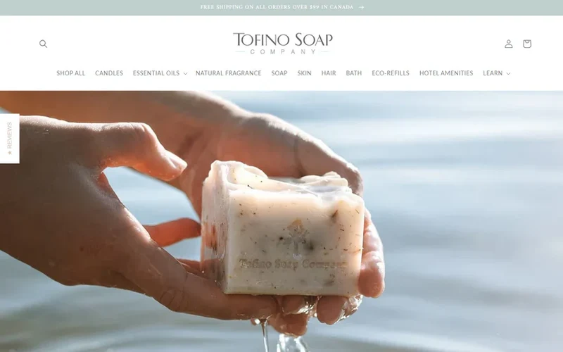 Magasins de savons de bain