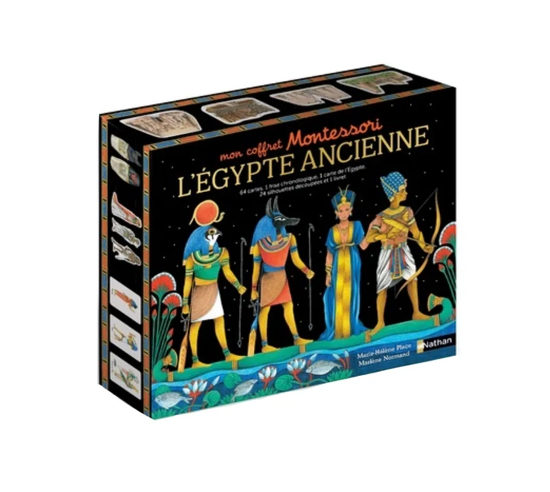 Mon coffret Montessori : L'Egypte ancienne -Nathan