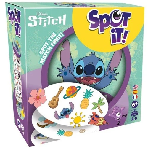 Disney Stitch Spot it! Card Game / Jeu de cartes