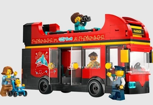 Lego City Double-Decker Sightseeing Bus / Ville Bus touristique à impériale - 60407