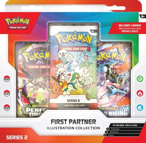 Pokemon First Partner Illustration Collection - Premiers partenaiers collection d'illustrations