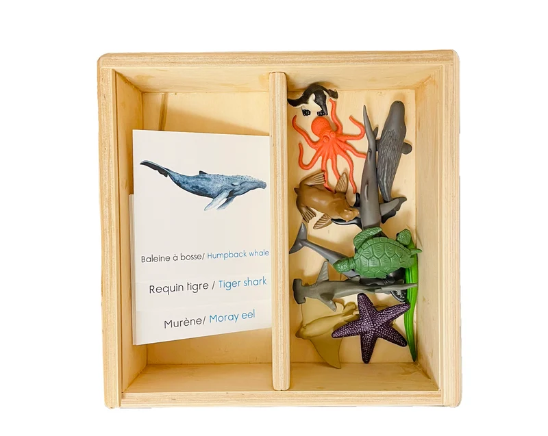 Coffret figurines les animaux de l'océan