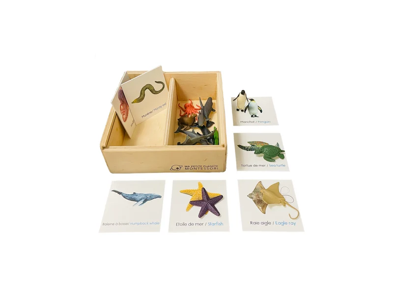 Coffret figurines les animaux de l'océan