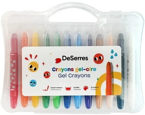 Deserres Gel Crayons 12 Pack / Lot de 12 crayons gel