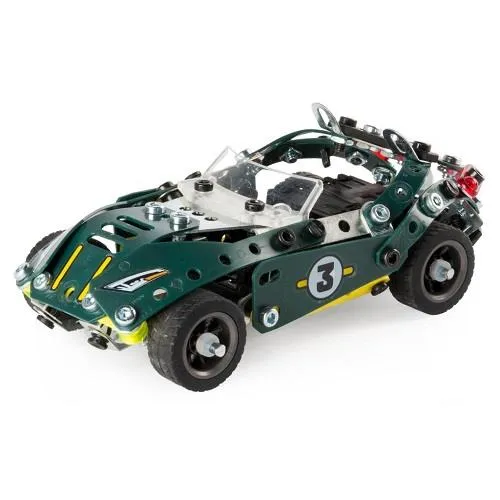 Meccano Roadster Cabriolet Pull Back Car 5-in-1 - Voiture à friction 5-en-1