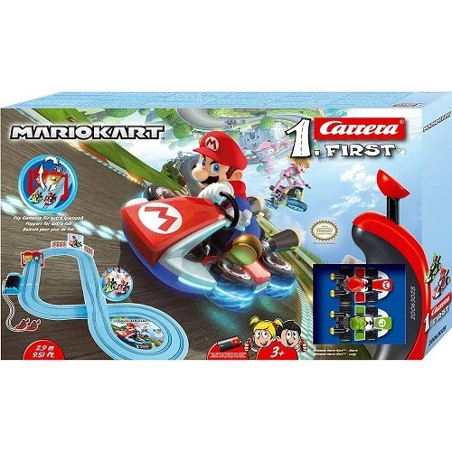 Super Mario Carrera MarioKart Mario vs Luigi Slot Car Racing Set - Circuit de voitures miniatures