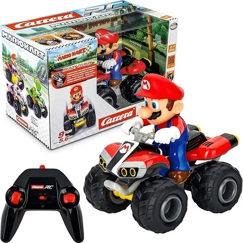 Super Mario Carrera Remote Control MarioKart Quad Car - Voiture Télécommandé (Mario)
