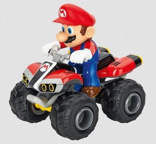 Super Mario Carrera Remote Control MarioKart Quad Car - Voiture Télécommandé (Mario)