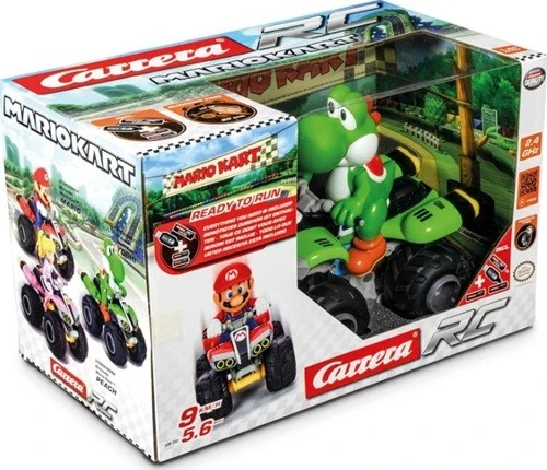 Super Mario Carrera Remote Control MarioKart Quad Kart - Voiture télécommandé (Yoshi)