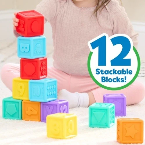 Playskool ABC Soft Stacking Blocks - Blocs ABC empilables souples