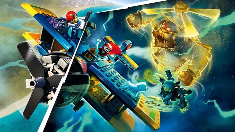 Lego Hidden Side El Fuego's Stunt Plane / Avion de voltige - 70429