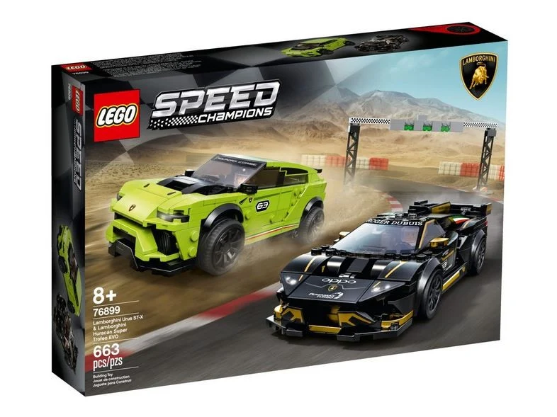 Lego Speed Champions Lamborghini Urus ST-X & Lamborghini Huracan Super Trofeo EVO - 76899