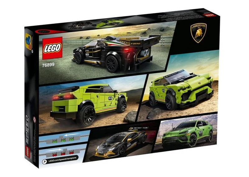 Lego Speed Champions Lamborghini Urus ST-X & Lamborghini Huracan Super Trofeo EVO - 76899