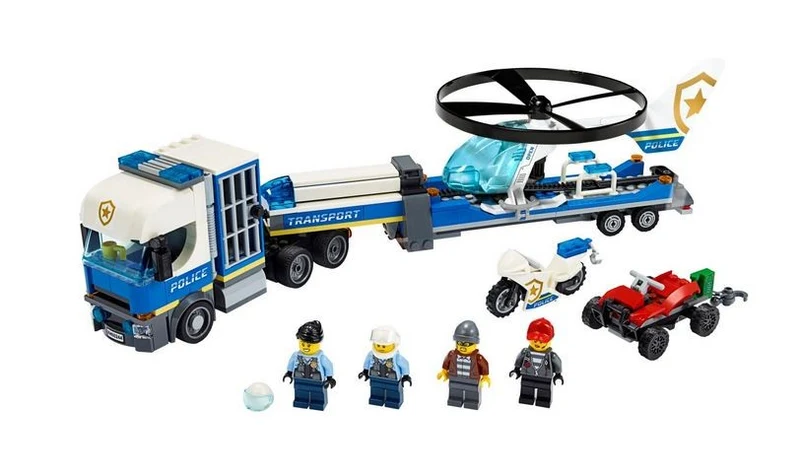 Lego City Police Helicopter Transport/Transport par hélicoptère de police - 60244