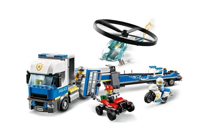 Lego City Police Helicopter Transport/Transport par hélicoptère de police - 60244