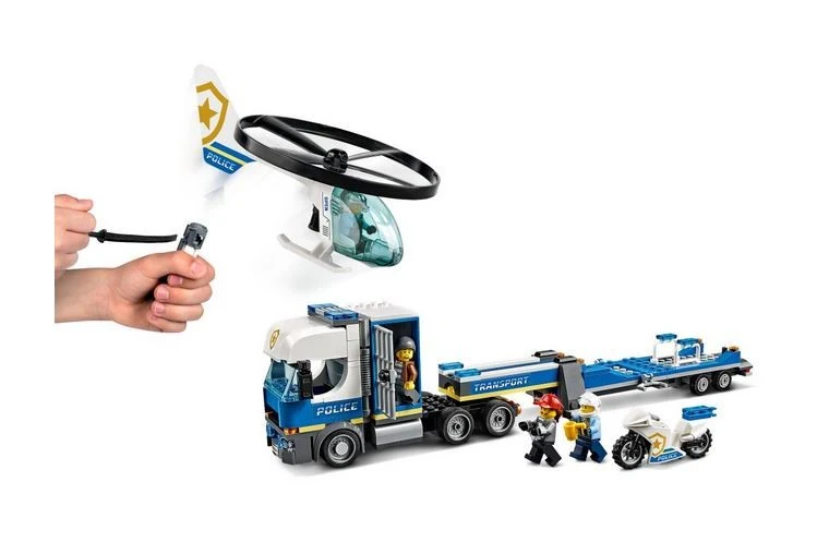 Lego City Police Helicopter Transport/Transport par hélicoptère de police - 60244