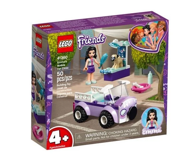 Lego Friends Emma's Mobile Vet Clinic / Clinique vétérinaire mobile - 41360