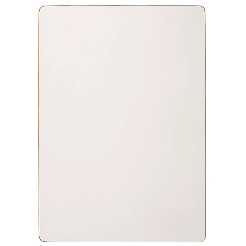 Plateau de table rectangulaire : couleur blanc - Nienhuis AMI