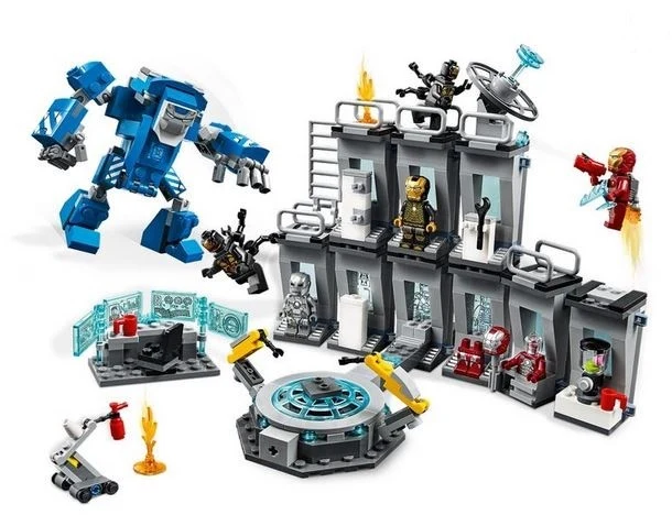 Lego Disney Marvel Avengers Iron Man Hall of Armor / Salle des Armures - 76125