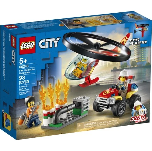 Lego City Fire Helicopter Rescue/ Hélicoptère d'Incendie de Secours - 60248