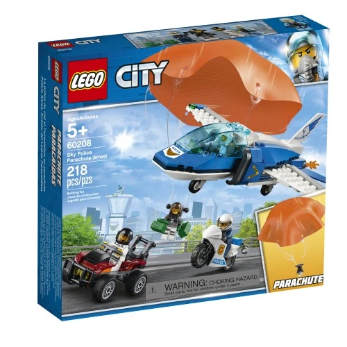 Lego City Sky Police Parachute Arrest / Arrestation par parachute de la police du ciel - 60208