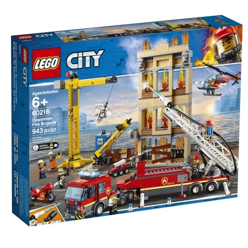 Lego City Downtown Fire Brigade/Brigade des pompiers du centre-ville - 60216