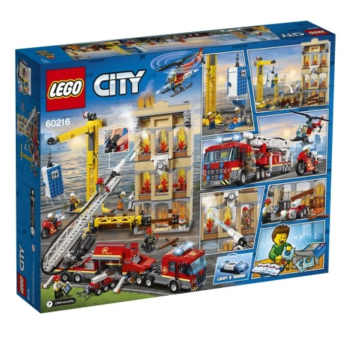 Lego City Downtown Fire Brigade/Brigade des pompiers du centre-ville - 60216