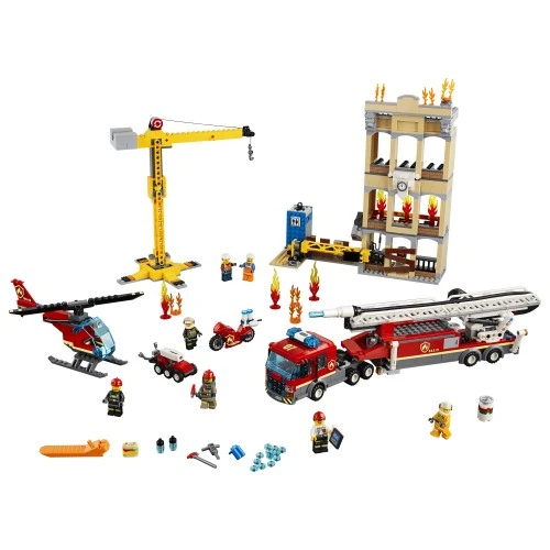 Lego City Downtown Fire Brigade/Brigade des pompiers du centre-ville - 60216