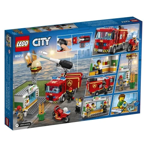 Lego City Burger Bar Fire Rescue/ Bar à burgers service d'incendie et de secours - 60214