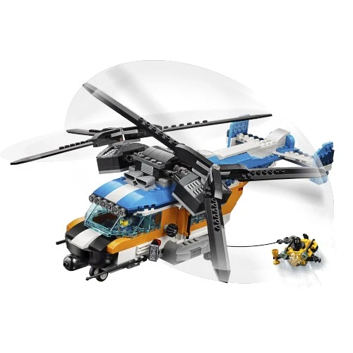 Lego Creator Twin-Rotor Helicopter / Hélicoptère à double rotor- 31096