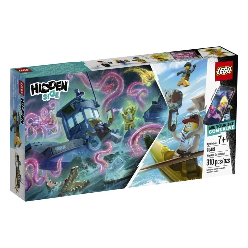 Lego Hidden Side Wrecked Shrimp Boat / Bateau de crevettes naufragé - 70419
