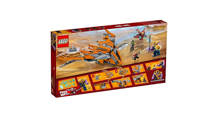 Lego Disney Marvel Avengers Super Heroes Thanos Ultimate Battle - 76107